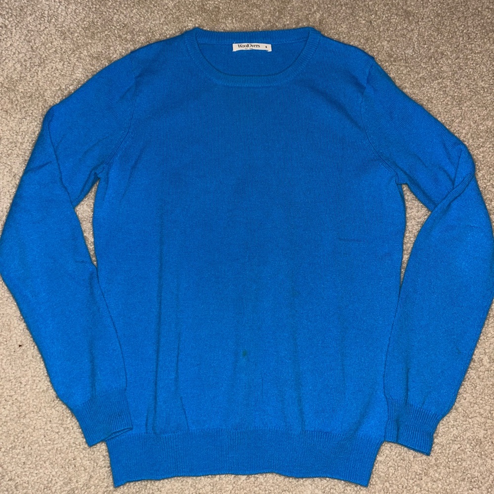Wool over Women’s Blue Sweater